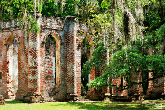 Old Sheldon Church Ruins