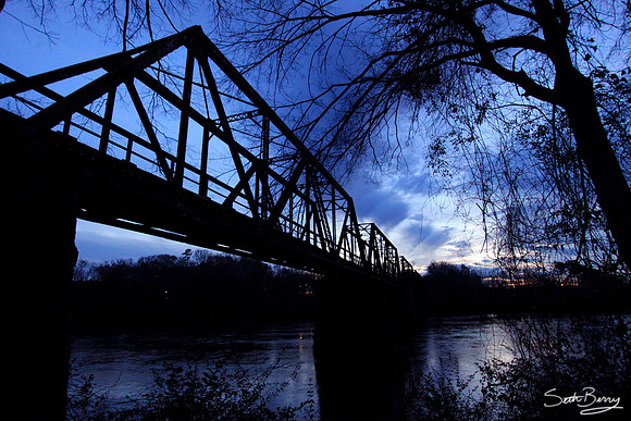 Bridge Over Evening Waters