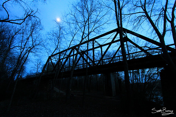 Under the Bridge at Night
