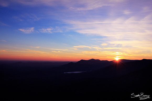 Caesars Head Sunset