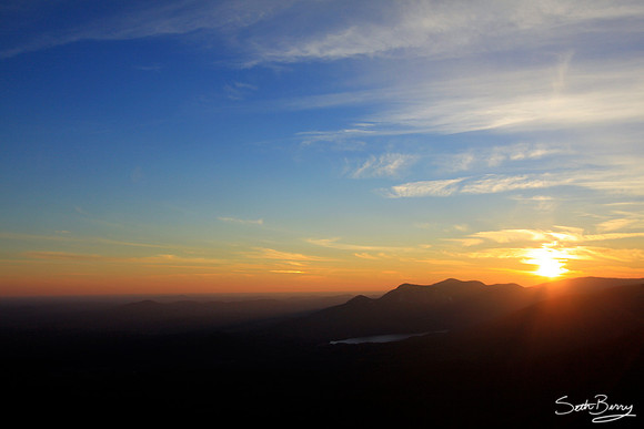 Caesars Head Sunset