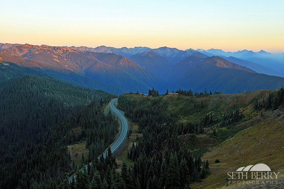 Hurricane Ridge Sunset
