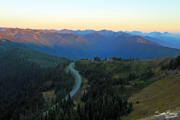 Hurricane Ridge Sunset