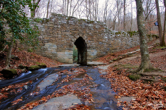 Poinsett Historic Bridge Autumn