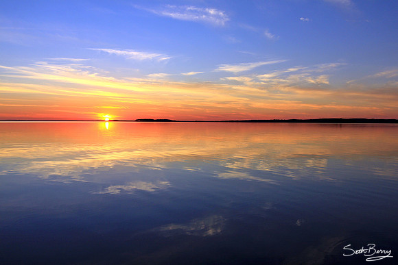An October Sunset