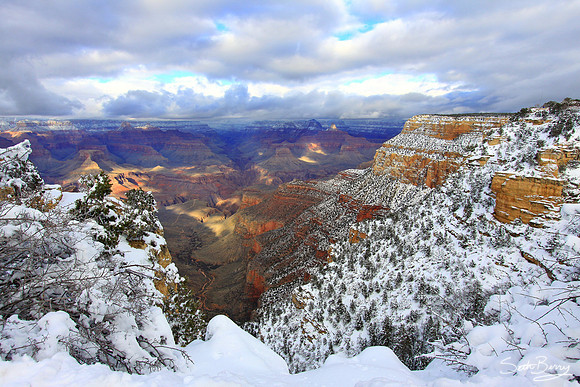 Snowy Grand Canyon