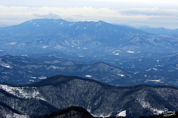 Snowy Mount Mitchell