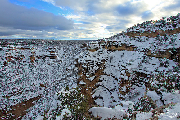 Snowy Grand Canyon