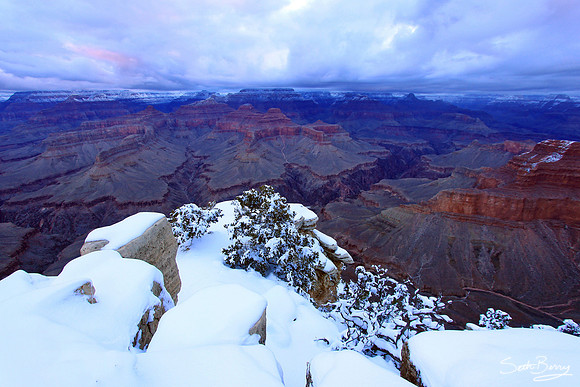 Snowy Grand Canyon