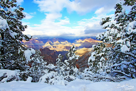 Snowy Grand Canyon