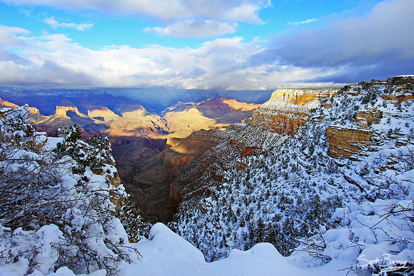 Snowy Grand Canyon