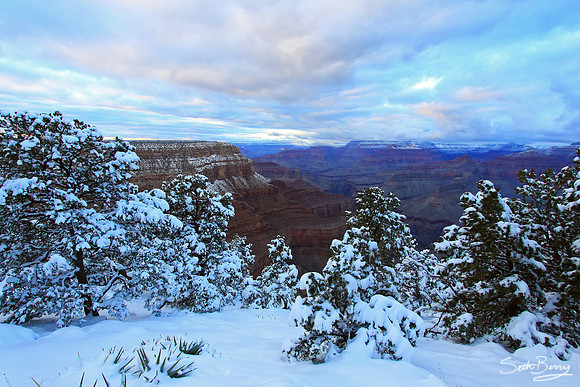 Snowy Grand Canyon