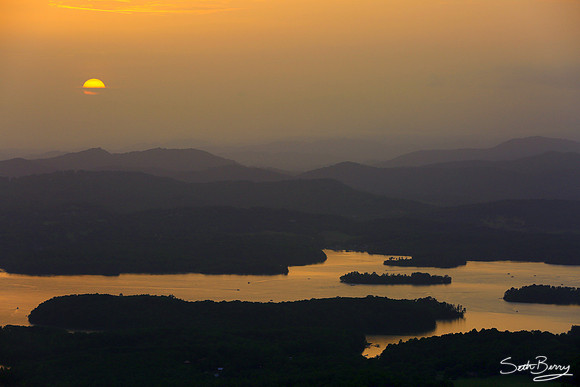 Bell Mountain Sahara Dust Sunset