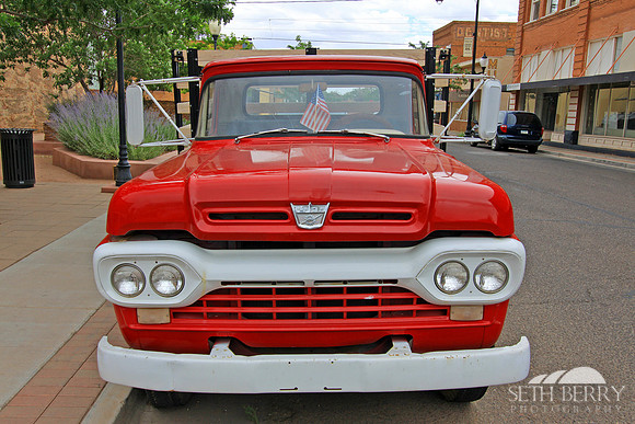 Winslow, AZ Red Pickup