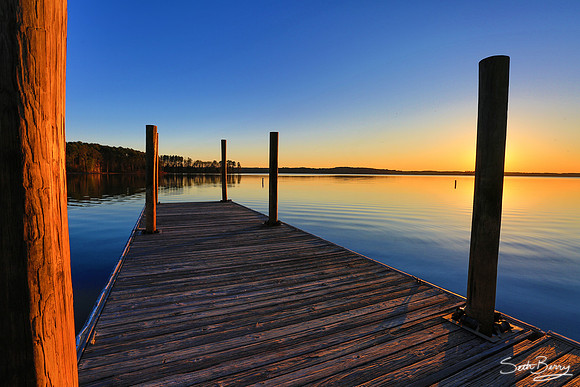 Sunset on Dreher Island