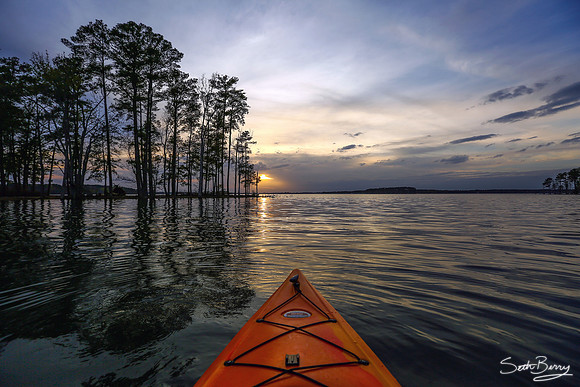 Kayaking at Dreher Island State Park