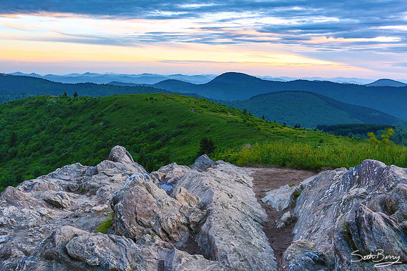 Sunset on Black Balsam