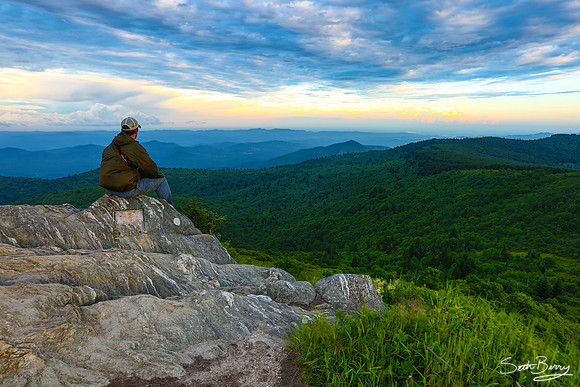 Sunset on Black Balsam