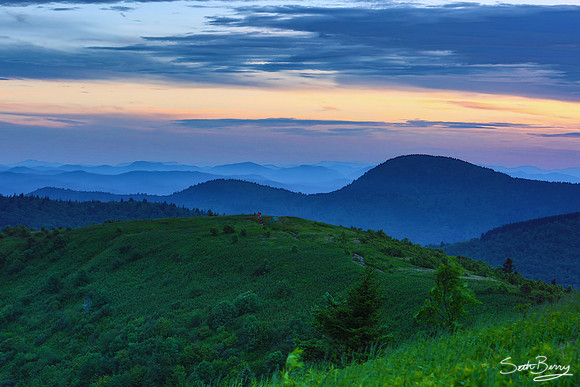 Sunset on Black Balsam
