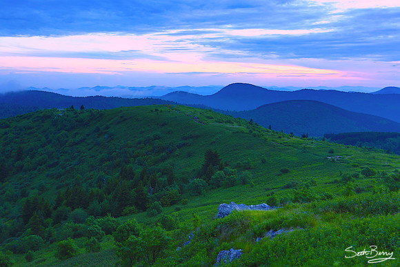 Sunset on Black Balsam