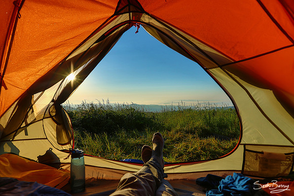 Camping on Black Balsam