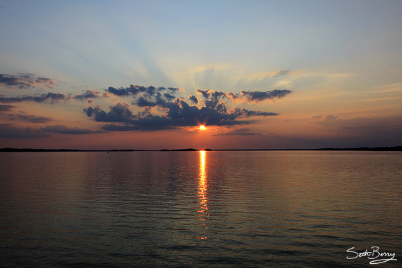 Lake Murray August Sunset