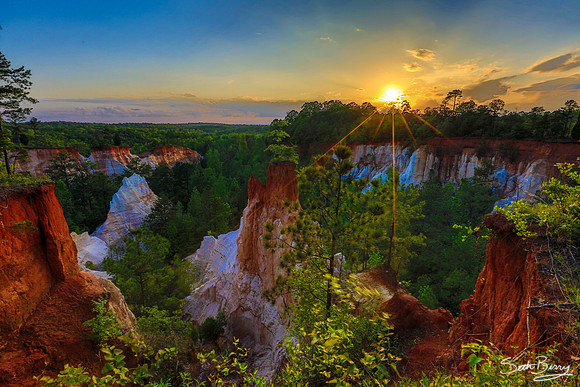 Providence Canyon Sunset