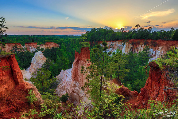 Providence Canyon Sunset