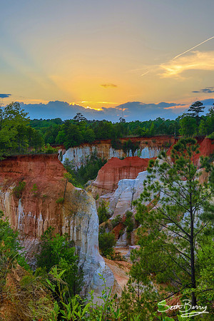 Providence Canyon Sunset