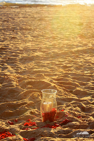 Candle Lights on the Sand