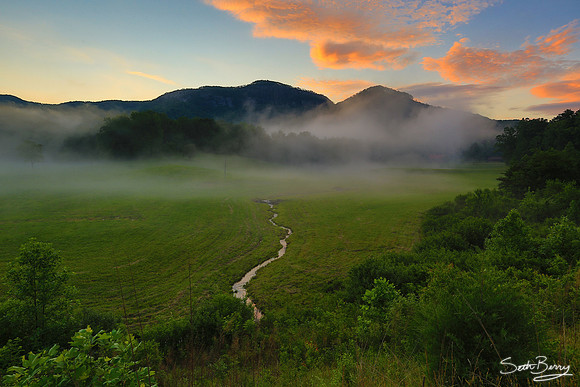 Misty Evening at Table Rock