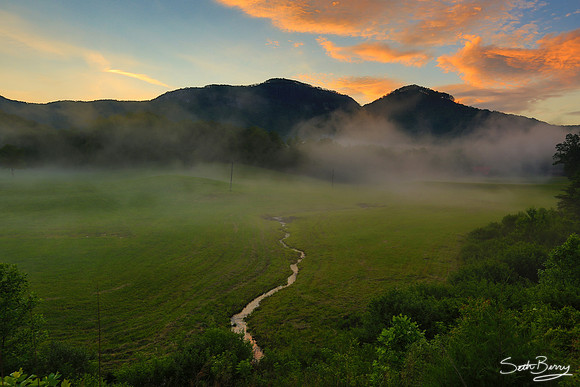 Misty Evening at Table Rock