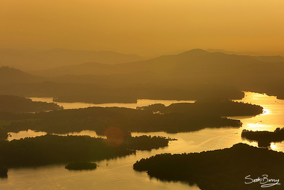 Bell Mountain Sahara Dust Sunset