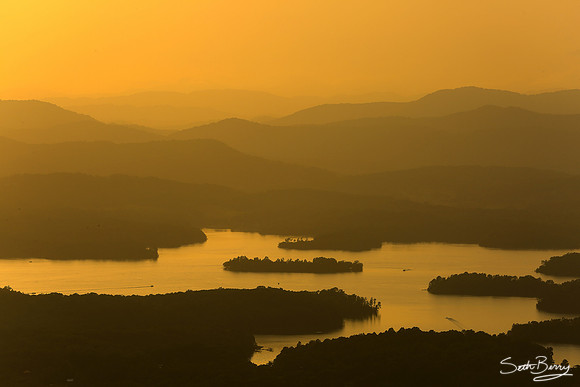 Bell Mountain Sahara Dust Sunset