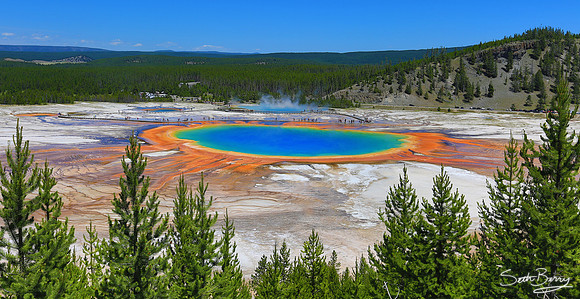 Grand Prismatic Spring Panorama