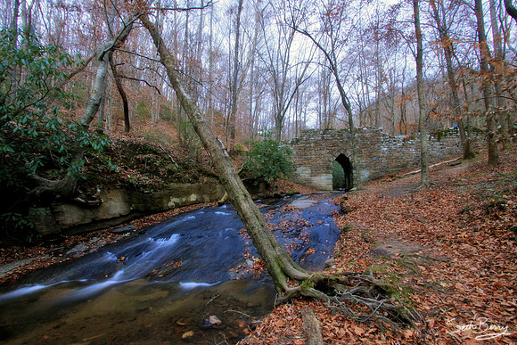 Poinsett Historic Bridge Autumn