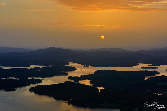 Bell Mountain Sahara Dust Sunset