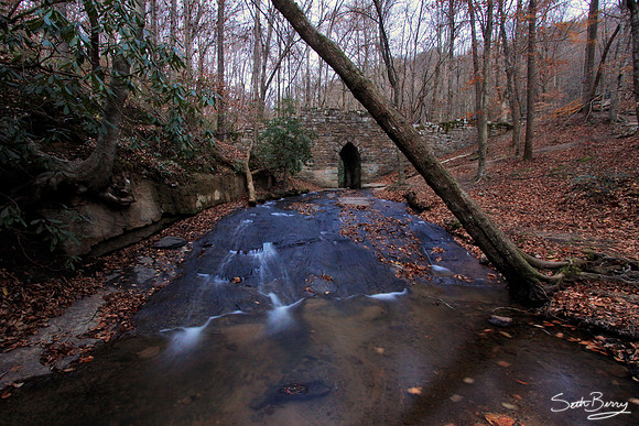 Poinsett Historic Bridge Autumn