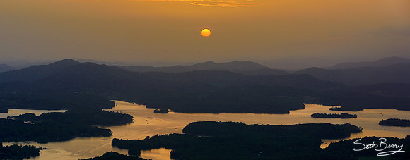 Bell Mountain Sahara Dust Sunset