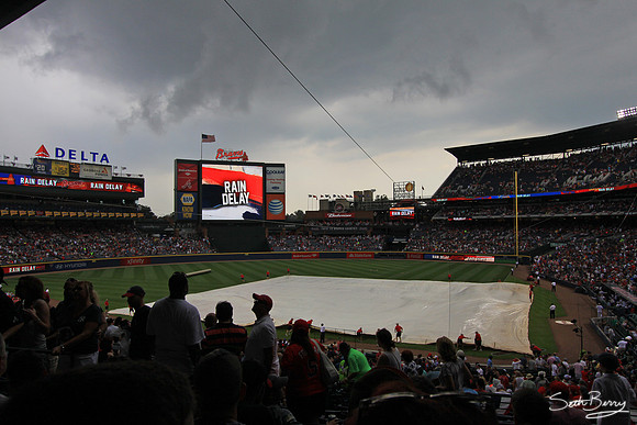 Atlanta Braves Rain Delay