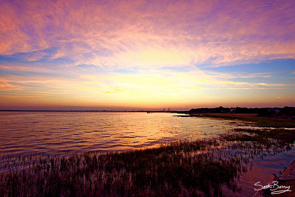 Charleston Harbor Sunset