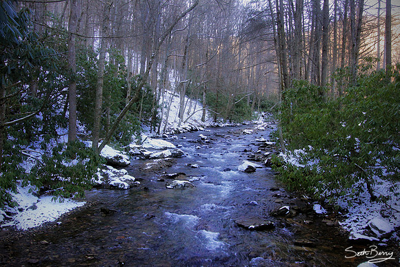 Snowy Appalachian River